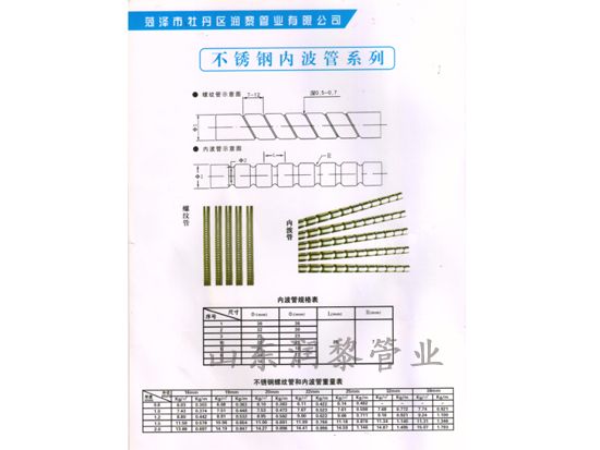 不锈钢内波管